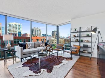 Trendy living room